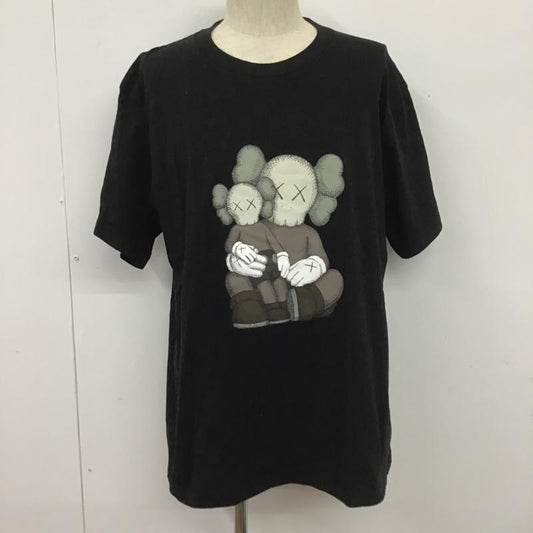 ユニクロ UNIQLO Tシャツ 半袖 341-497775 XXL プリント 黒 / ブラック /  メンズ USED 古着 中古 10105986