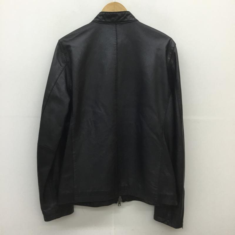 ハウスオブブルース House of Blues ジャケット、上着 レザージャケット シングル ライダース 羊革 XL 黒 / ブラック /  メンズ USED 古着 中古 10107278