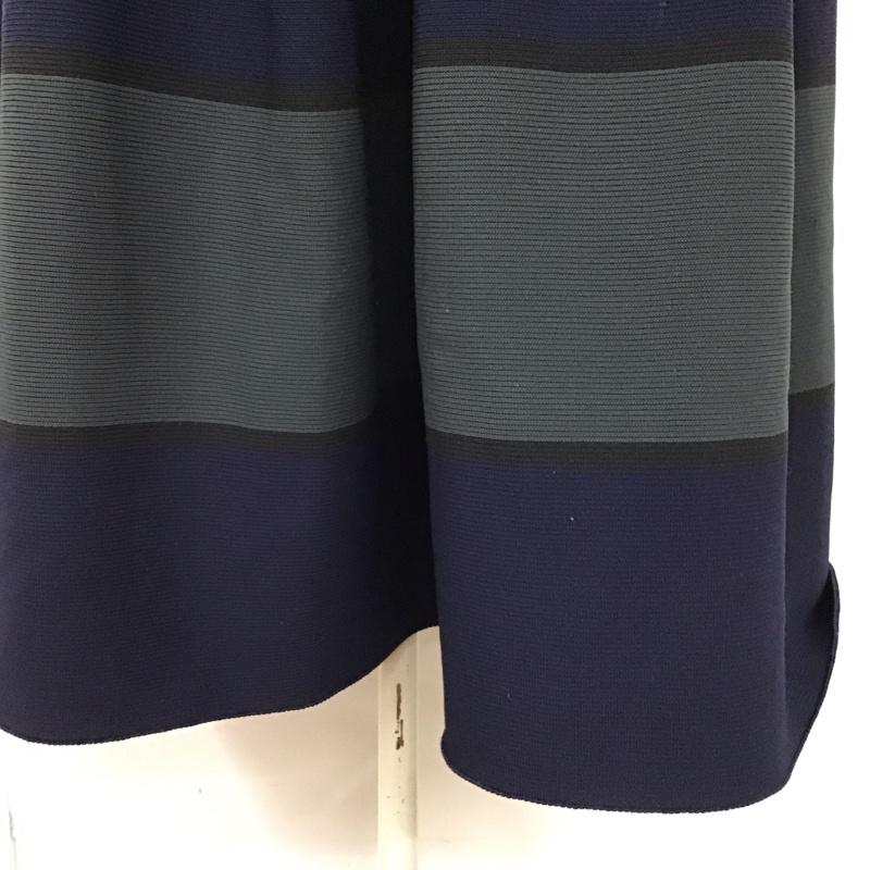 CFCL シーエフシーエル スカート ひざ丈スカート cf006kg049 POTTERY SKIRT 0 無地 紺 / ネイビー /  レディース USED 古着 中古 10121707