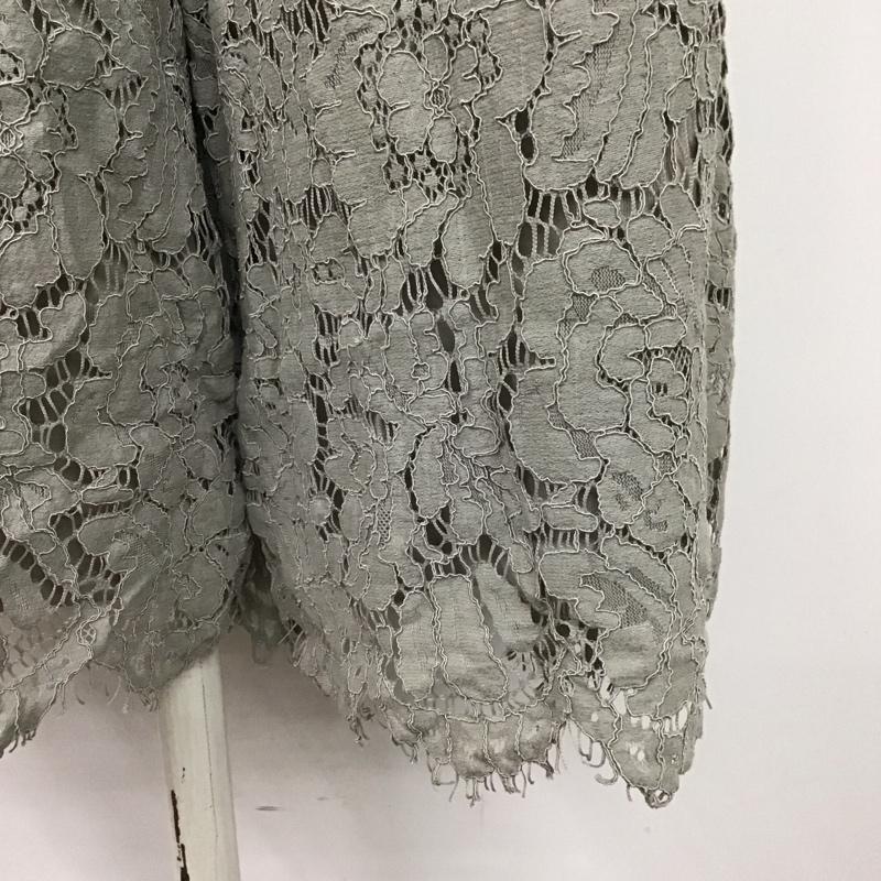 ニコアンド niko and... ボトムス ボトムス ST72YL09MB レース ガウチョパンツ 4 レース柄 灰 / グレー /  レディース USED 古着 中古 10123193