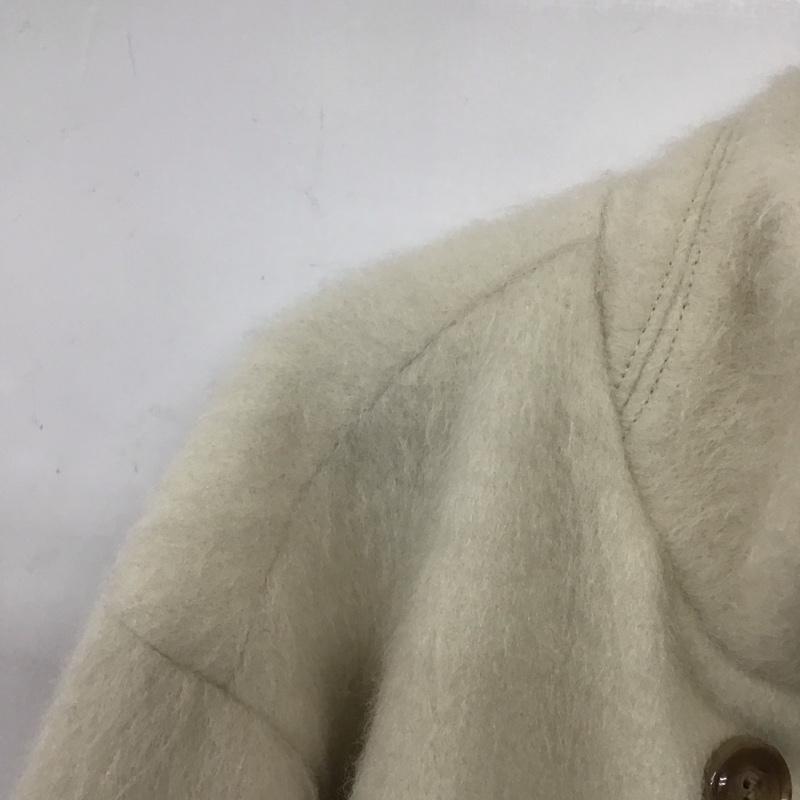 エヘカソポ ehka sopo コート コート一般 ショートコート アウター カジュアルジャケット FREE 無地 アイボリー / アイボリー /  レディース USED 古着 中古 10145456