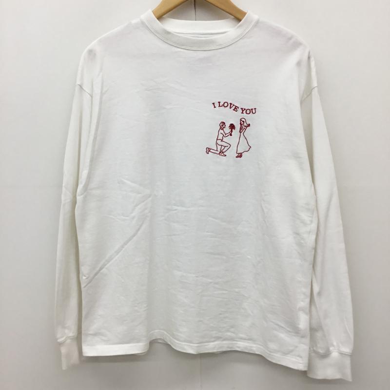 ジュエティ jouetie カットソー 長袖 M 刺繍 X ロゴ、文字 X プリント 白 / ホワイト /  レディース USED 古着 中古 10134785