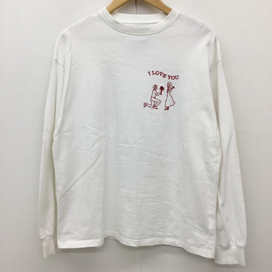 ジュエティ jouetie カットソー 長袖 M 刺繍 X ロゴ、文字 X プリント 白 / ホワイト /  レディース USED 古着 中古 10134785