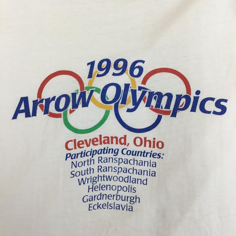 古着 USED Tシャツ 半袖 RN15763 CA21356 1996 オリンピック Tシャツ XXL ロゴ、文字 白 / ホワイト /  メンズ USED 古着 中古 10129793