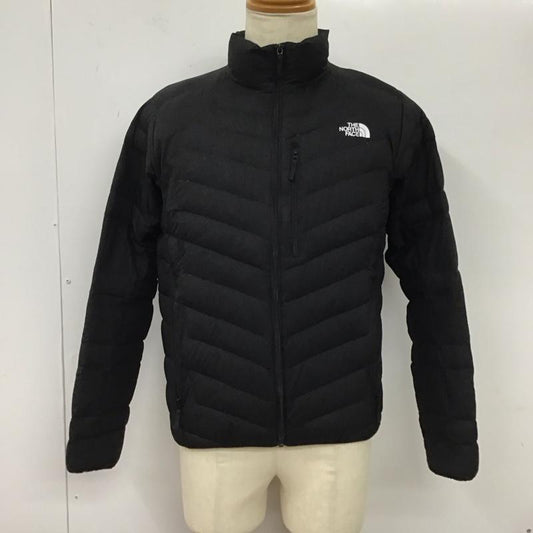 ザノースフェイス THE NORTH FACE ジャケット、上着 ジャンパー、ブルゾン ny81660 THUNDERJKT アウトドアダウンウェア ジップアップジャケット M ロゴ、文字 黒 / ブラック /  メンズ USED 古着 中古 10119214