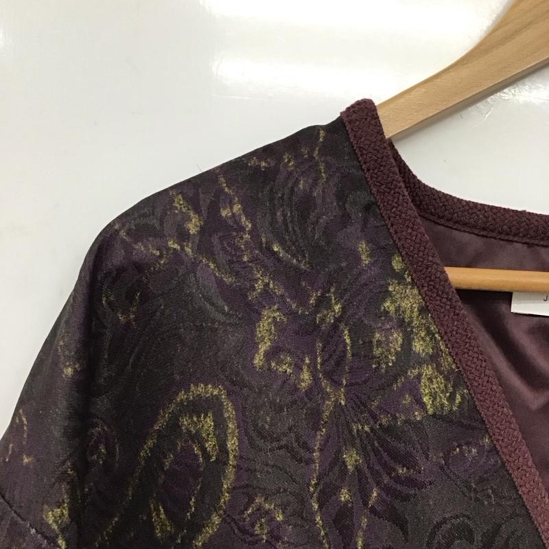 ジャーナルスタンダード JOURNAL STANDARD カーディガン 長袖 長袖カーディガン フロントボタン L 総柄 紫 / パープル /  メンズ USED 古着 中古 10149593