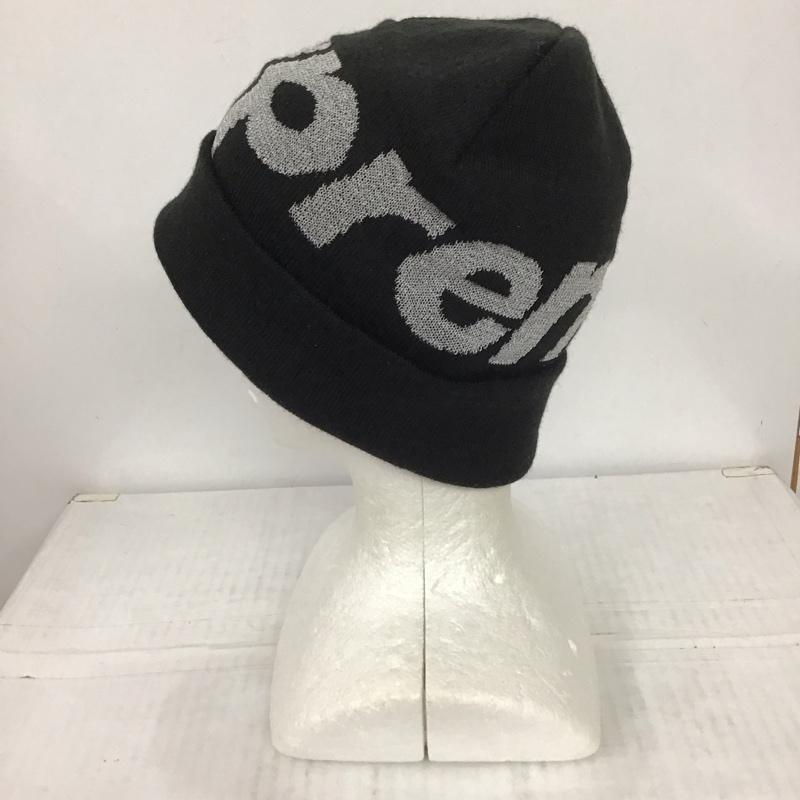 シュプリーム Supreme 帽子 ニット帽 Big Logo Beanie ロゴ、文字 黒 / ブラック /  メンズ USED 古着 中古 10111529