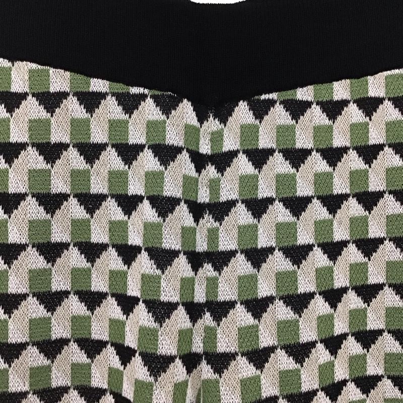 アズールバイマウジー AZUL BY MOUSSY パンツ スラックス 250ESM71-164D GEOMETRIC PATTERN KNIT PANTS S  マルチカラー / マルチカラー /  レディース USED 古着 中古 10141622