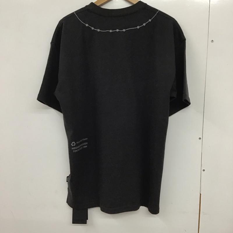 ネイバーフッド NEIGHBORHOOD Tシャツ 半袖 231lpnh-csm02 クロスエンブロイダリクルーネック 長袖カットソー S ロゴ、文字 灰 / グレー /  メンズ USED 古着 中古 10132289