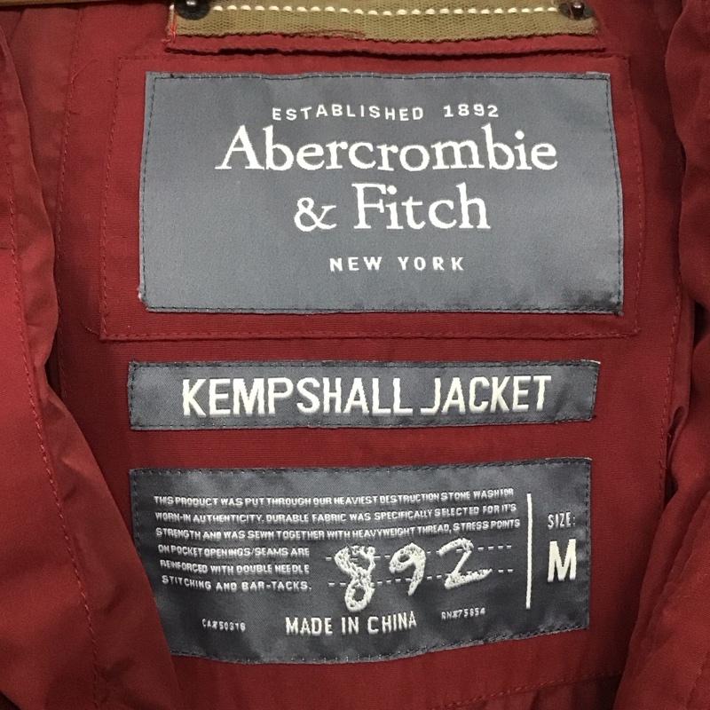 アバクロンビーアンドフィッチ ABERCROMBIE&FITCH ジャケット、上着 ジャンパー、ブルゾン ジップアップジャケット ダウンジャケット アウター M 無地 えんじ / ワインレッド /  メンズ USED 古着 中古 10132396