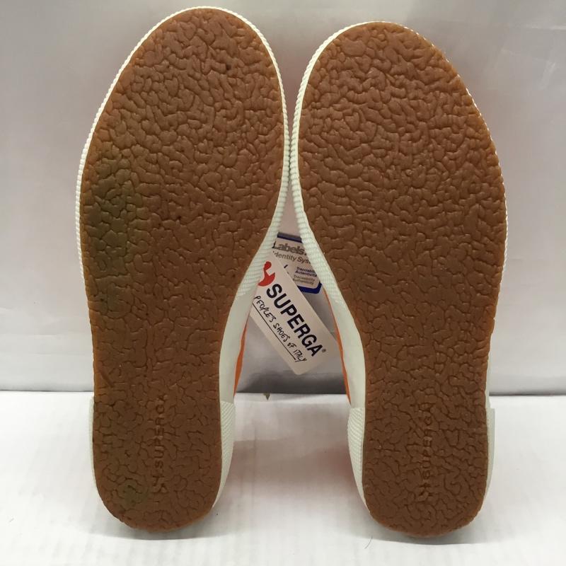 スペルガ SUPERGA スニーカー スニーカー タグ付き 42 キャンバス ロゴ、文字 橙 / オレンジ /  メンズ USED 古着 中古 10117601