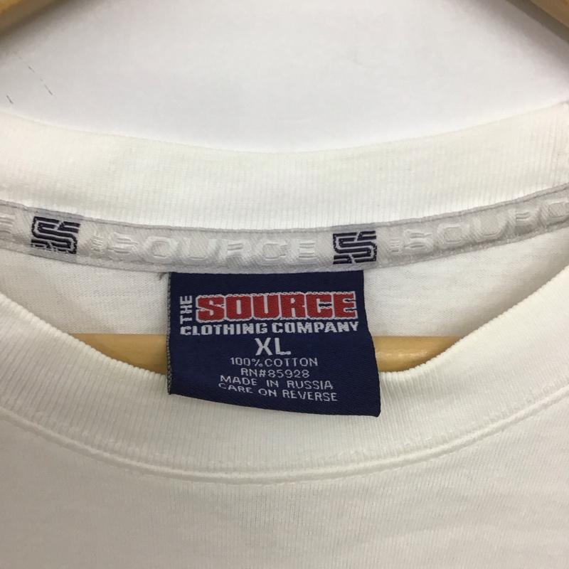 古着 USED Tシャツ 半袖 半袖カットソー プリントTシャツ クルーネックカットソー XL ロゴ、文字 白 / ホワイト /  メンズ USED 古着 中古 10148286