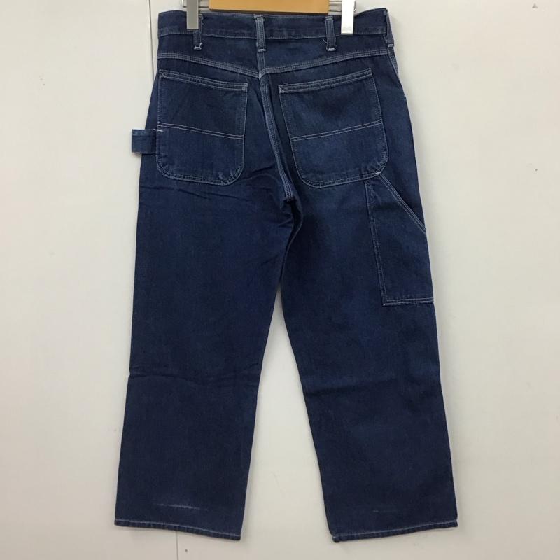 ポインター POINTER パンツ デニム、ジーンズ デニムパンツ ストレートパンツ ワイドパンツ カジュアルパンツ 32インチ 無地 インディゴ / インディゴ /  メンズ USED 古着 中古 10116398