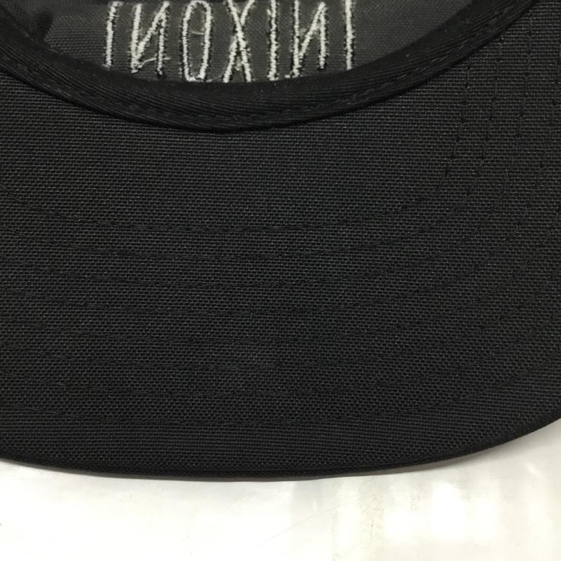 ニクソン NIXON 帽子 キャップ ロゴ、文字 黒 / ブラック /  メンズ USED 古着 中古 10118685