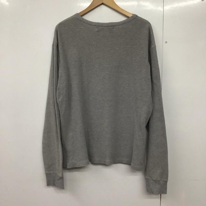レミ レリーフ REMI RELIEF カットソー 長袖 長袖カットソー 無地カットソー クルーネック 無地 灰 / グレー /  メンズ USED 古着 中古 10142945