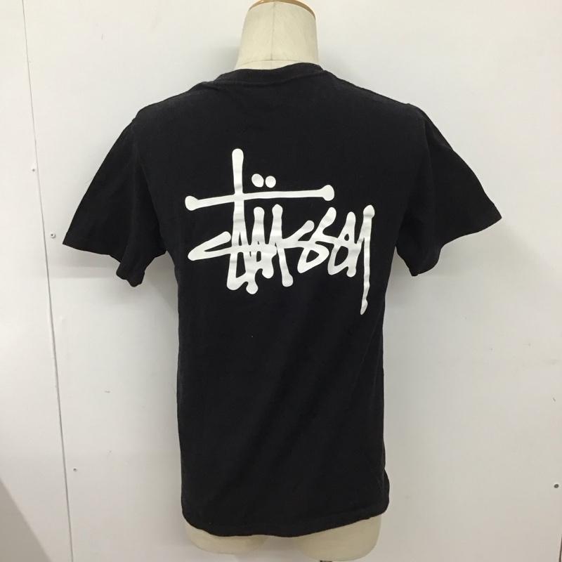 ステューシー STUSSY Tシャツ 半袖 プリント ロゴ S ロゴ、文字 X プリント 黒 / ブラック /  メンズ USED 古着 中古 10128276