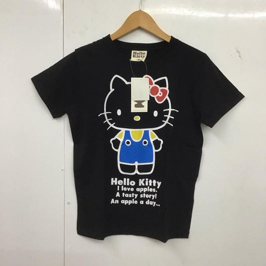 古着 USED Tシャツ 半袖 ハローキティ M キャラクター X プリント 黒 / ブラック /  レディース USED 古着 中古 10147703