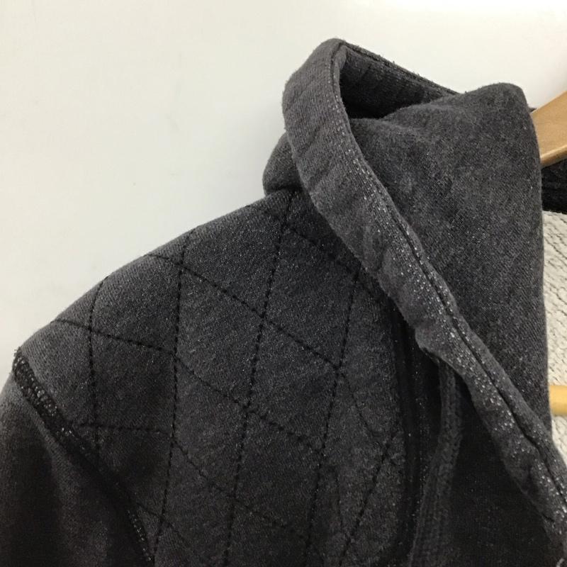 ステューシー STUSSY パーカー 長袖 長袖パーカー ジップアップパーカー L 無地 ダークグレー / ダークグレー /  メンズ USED 古着 中古 10148204