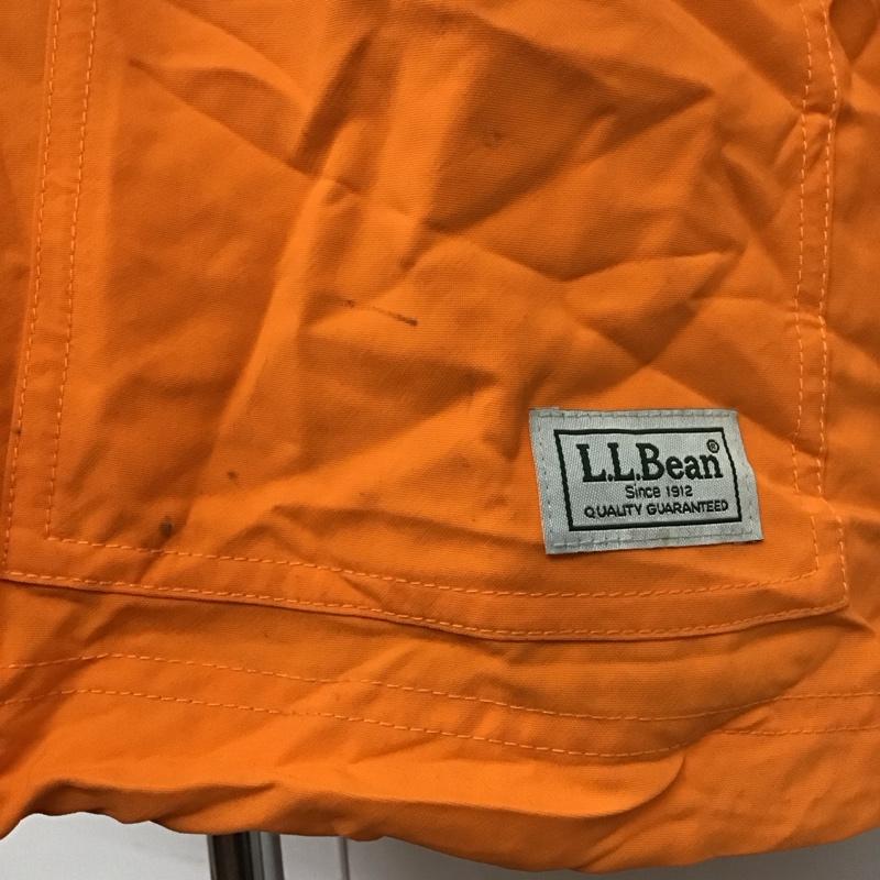 エルエルビーン L.L.Bean ジャケット、上着 ジャンパー、ブルゾン ジップアップジャケット ジャンパー ジャケット ナイロンジャケット アウター S ロゴ、文字 橙 / オレンジ /  メンズ USED 古着 中古 10110401