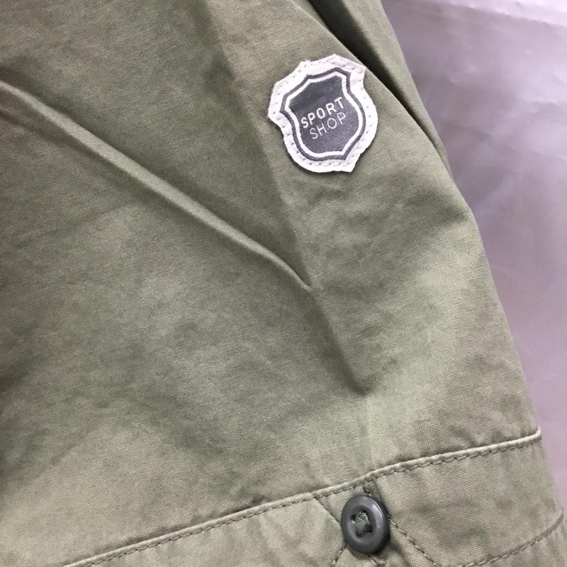 エディーバウアー Eddie Bauer シャツ、ブラウス 半袖 タグ付き ミリタリーシャツ S ロゴ、文字 カーキ / カーキ /  メンズ USED 古着 中古 10112869