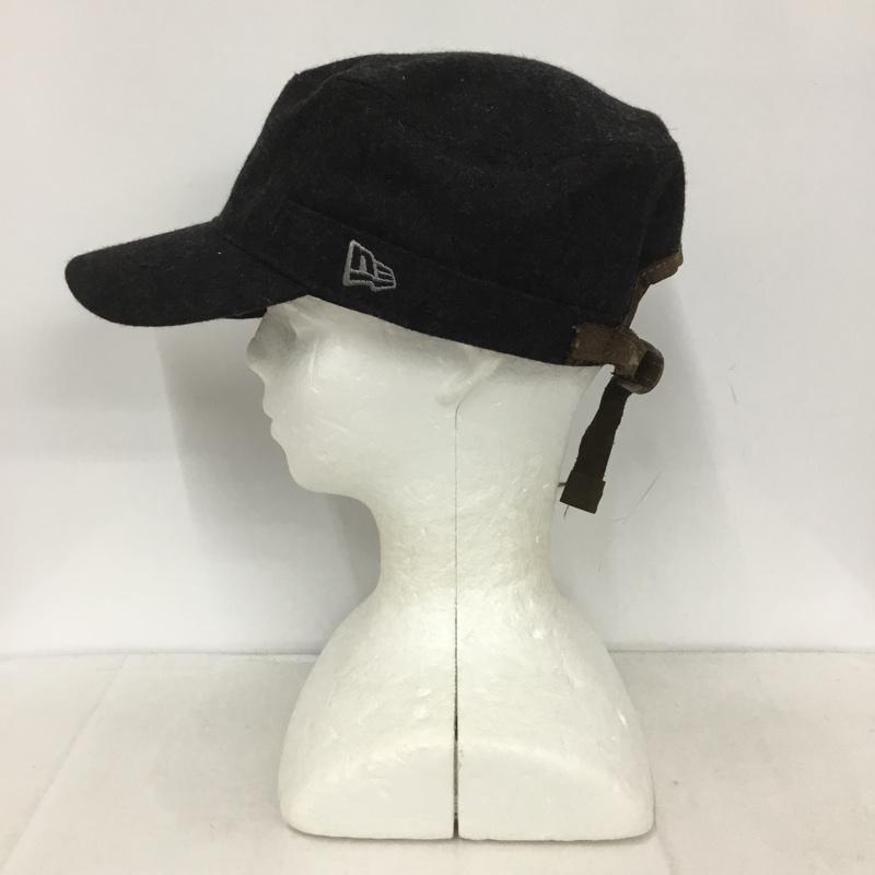 ニューエラ NEW ERA 帽子 キャップ ワークキャップ ウール ロゴ、文字 チャコールグレー / チャコールグレー /  メンズ USED 古着 中古 10133822