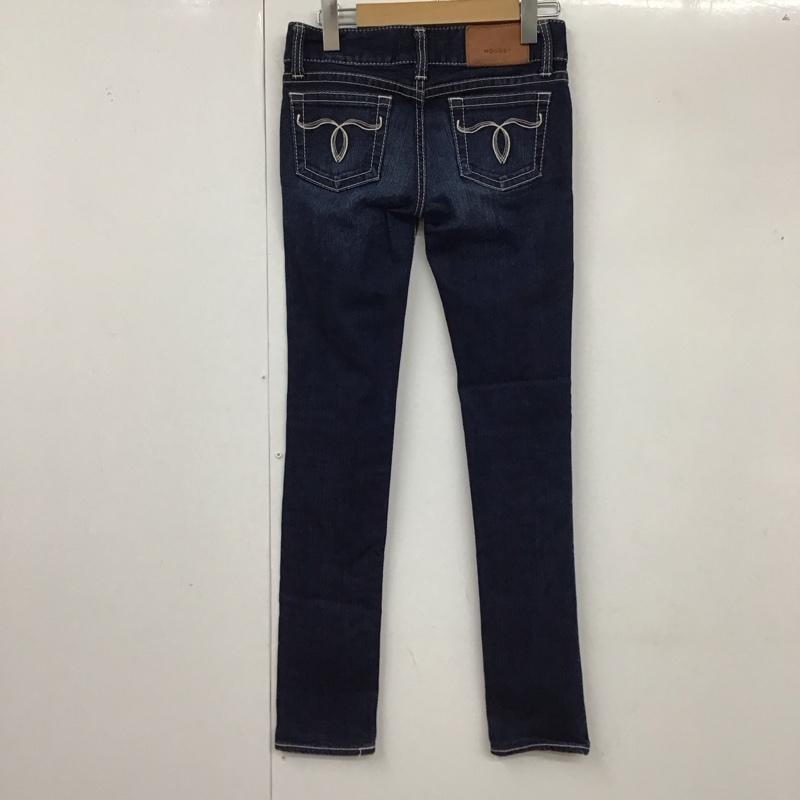 マウジー MOUSSY パンツ デニム、ジーンズ 0109ac12-1500-2 NYLONfitStraightSlim デニムパンツ ストレッチパンツ 無地 インディゴ / インディゴ /  レディース USED 古着 中古 10119051