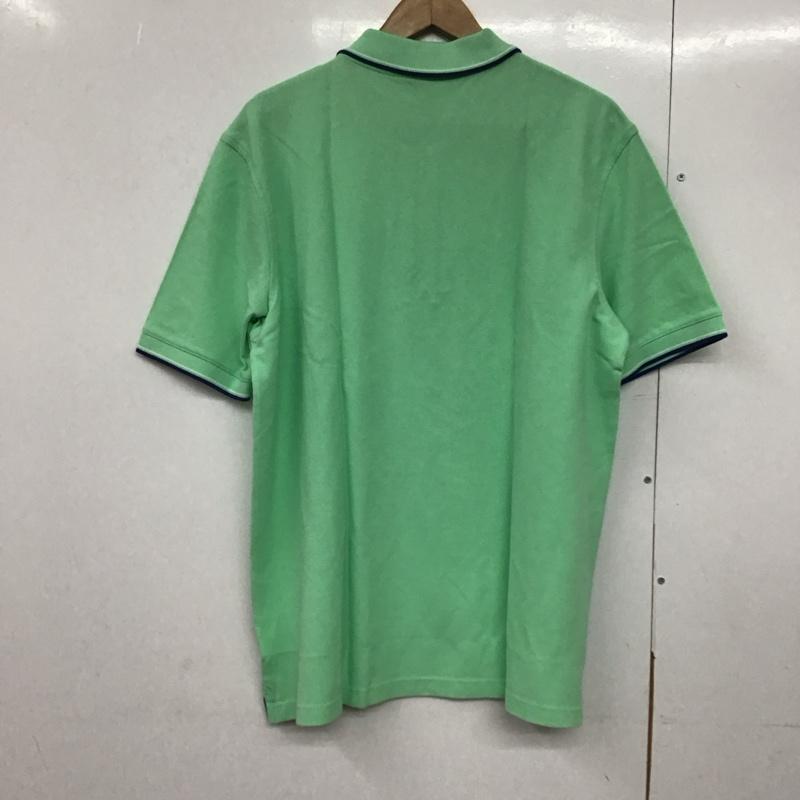 ランズエンド LANDS END ポロシャツ 半袖 半袖ポロシャツ カラーシャツ 半袖カットソー XL 無地 緑 / グリーン /  メンズ USED 古着 中古 10143255
