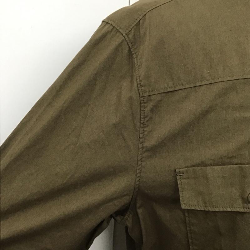 スタンプド STAMPD シャツ、ブラウス 長袖 L 無地 茶 / ブラウン /  メンズ USED 古着 中古 10108061