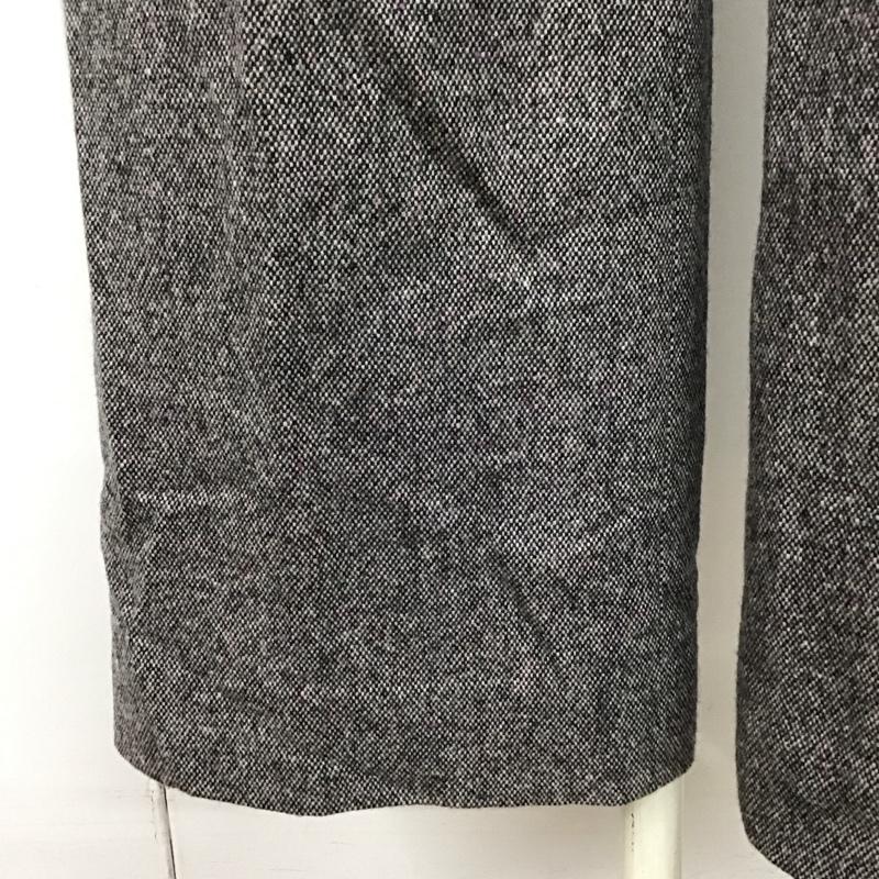 バーバリーブルーレーベル BURBERRY BLUE LABEL パンツ スラックス FQF84-875-09 ウール混 ワイドパンツ 36 無地 白 / ホワイト / X 黒 / ブラック /  レディース USED 古着 中古 10117367