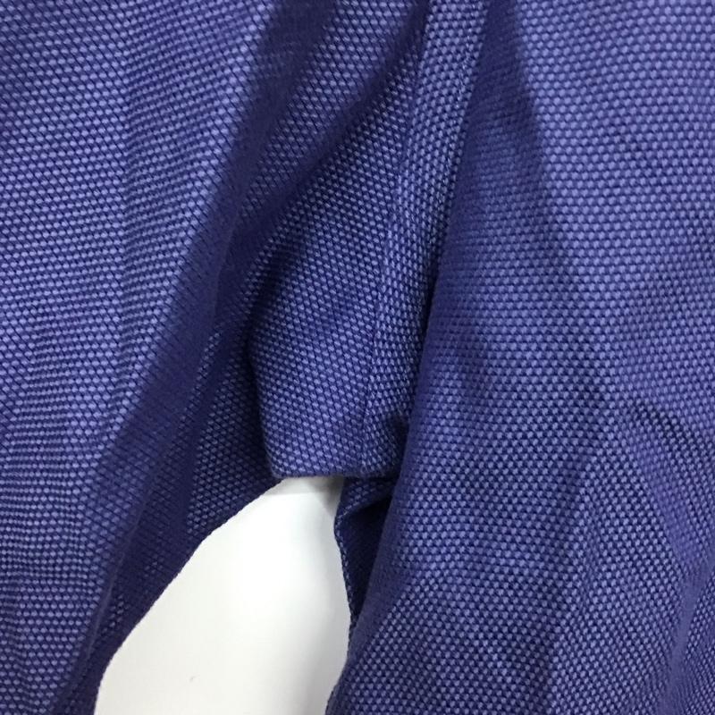 ラコステ LACOSTE シャツ、ブラウス 長袖 長袖シャツ 総柄シャツ カラーシャツ ロゴ、文字 青 / ブルー /  メンズ USED 古着 中古 10131454