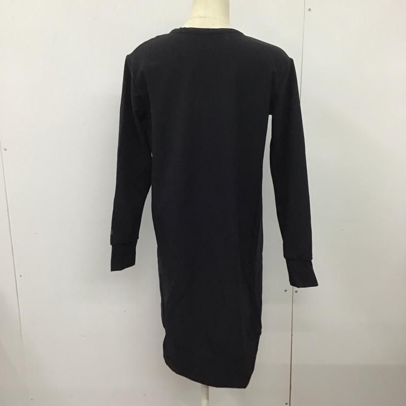 ザノースフェイス THE NORTH FACE ワンピース ロングスカート ntw11864 トラクションワンピース 長袖ワンピース クルーネック M 無地 黒 / ブラック /  レディース USED 古着 中古 10125182
