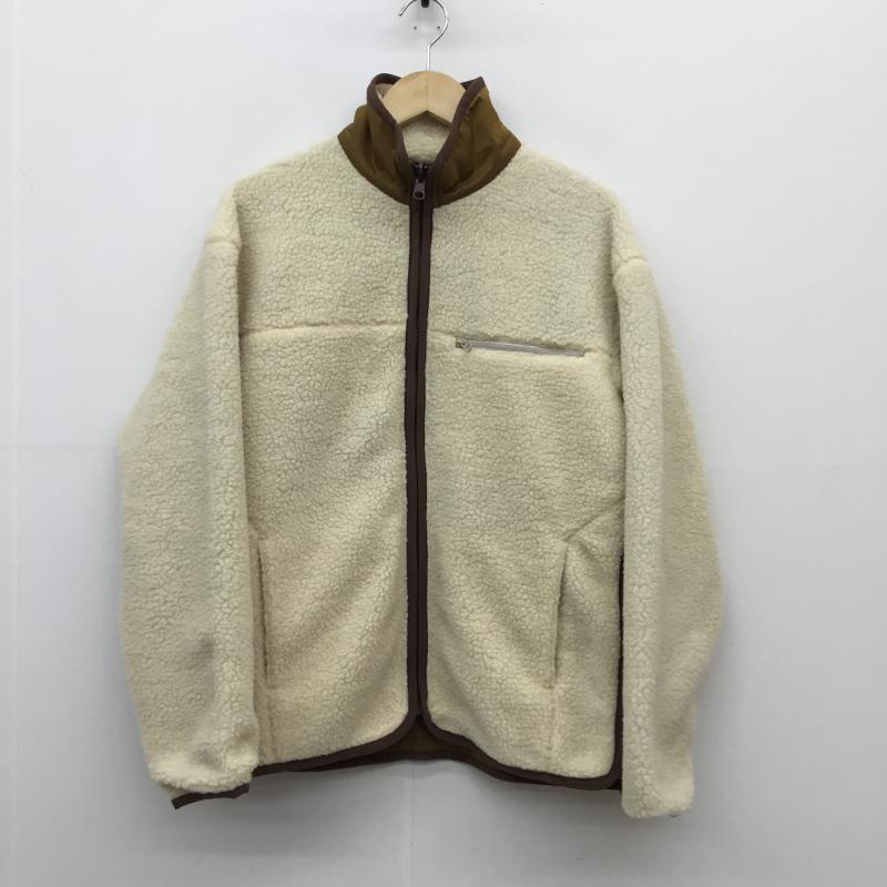 アダムエロペ ADAM ET ROPE  ジャケット、上着 ジャンパー、ブルゾン ADAM ET ROPE　フリースジャケット M ベージュ / ベージュ / X 茶 / ブラウン /  メンズ USED 古着 中古 10120722