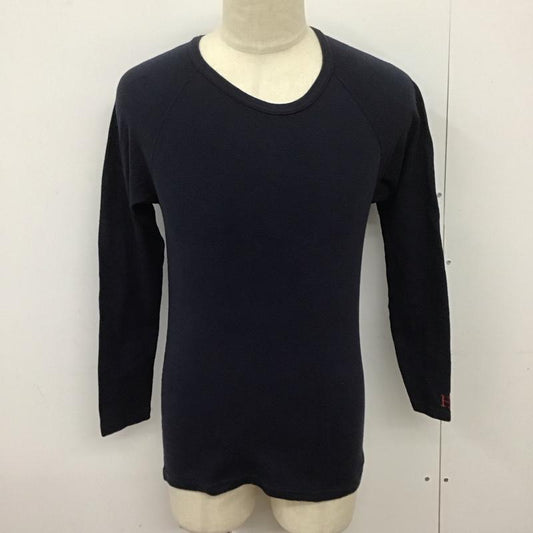 ハリウッドランチマーケット H.R MARKET カットソー 長袖 長袖カットソー 無地カットソー クルーネック 2 無地 紺 / ネイビー /  メンズ USED 古着 中古 10126775