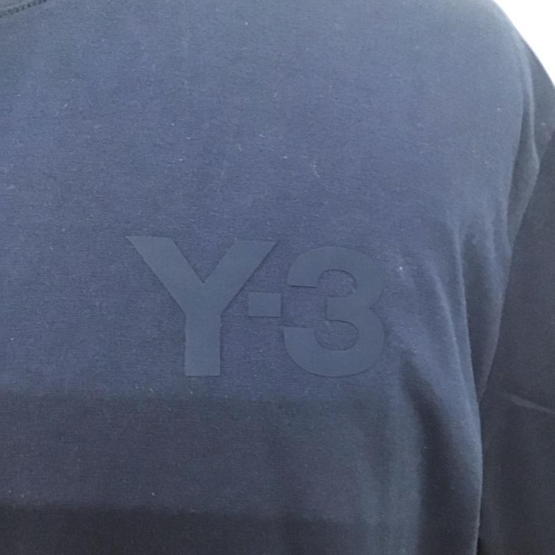 ワイスリー Y-3 Tシャツ 半袖 gv4114 Tシャツ 半袖カットソー スポーツウェア L ロゴ、文字 紺 / ネイビー /  メンズ USED 古着 中古 10115938