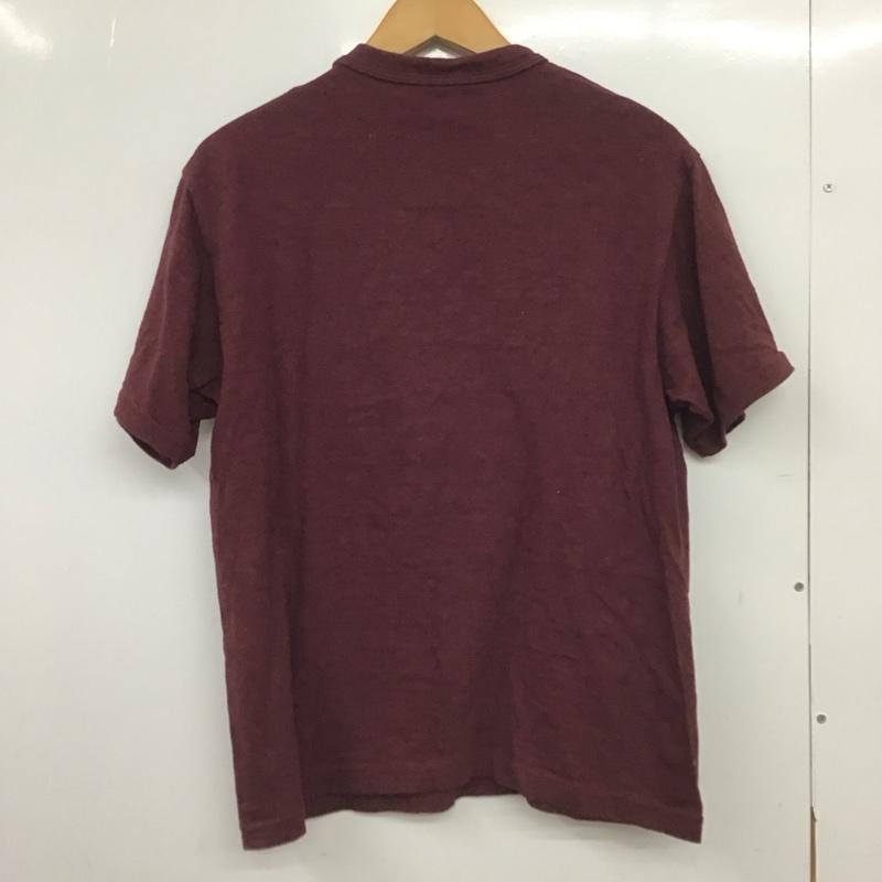 ウエアハウス WAREHOUSE Tシャツ 半袖 半袖カットソー 無地Tシャツ クルーネックカットソー M 無地 えんじ / ワインレッド /  メンズ USED 古着 中古 10148716