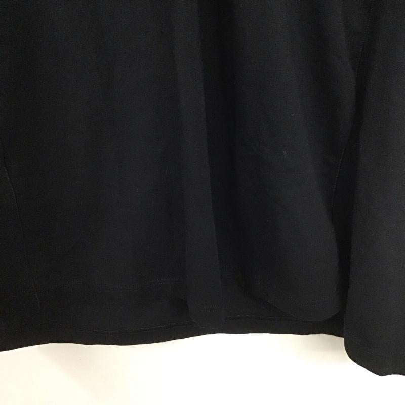 ドルチェアンドガッバーナ DOLCE&GABBANA Tシャツ 半袖 半袖カットソー プリントTシャツ Vネックカットソー XL 無地 黒 / ブラック /  メンズ USED 古着 中古 10148251