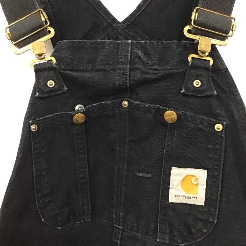 カーハート Carhartt サロペット・オーバーオール サロペット、オーバーオール オーバーオール つなぎ オールインワン 00s ufcw アメリカ製 ダブルニー 無地 黒 / ブラック /  メンズ USED 古着 中古 10137577