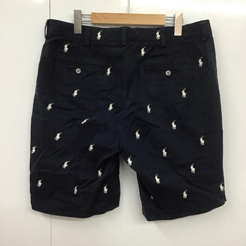 ポロラルフローレン POLO RALPH LAUREN パンツ ショートパンツ 34 刺繍 紺 / ネイビー /  メンズ USED 古着 中古 10107905