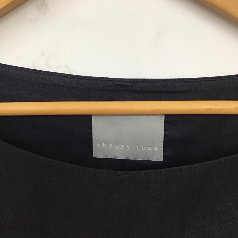 セオリーリュクス theory luxe ワンピース ロングスカート 38 無地 黒 / ブラック /  レディース USED 古着 中古 10129324