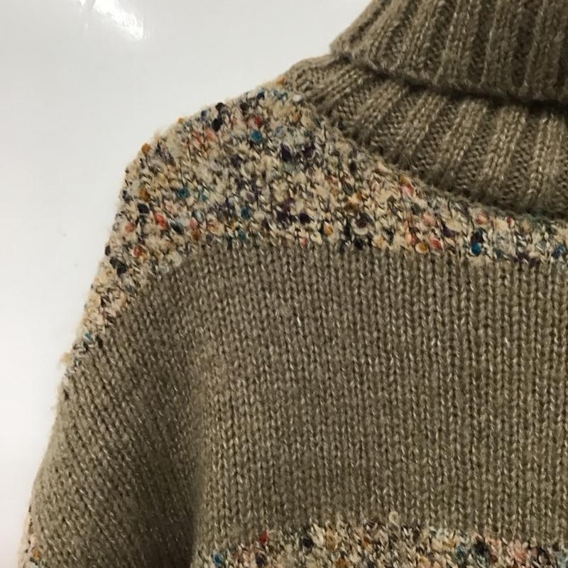 ジャバ Java ニット、セーター 長袖 jv1020119 カラーネップタートルネックボーダーニット L  マルチカラー / マルチカラー /  レディース USED 古着 中古 10139935