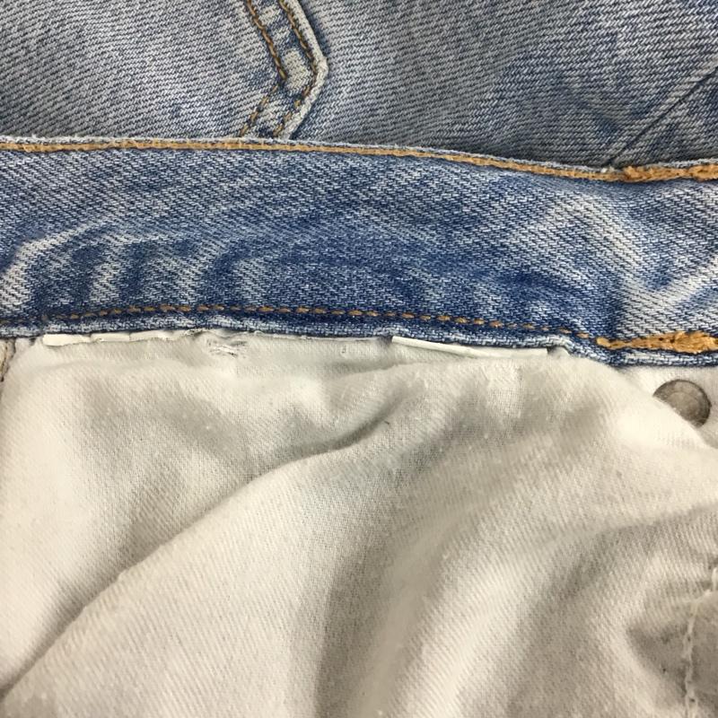 ザラ ZARA パンツ デニム、ジーンズ ジーパン 無地 水色 / ライトブルー /  レディース USED 古着 中古 10109428