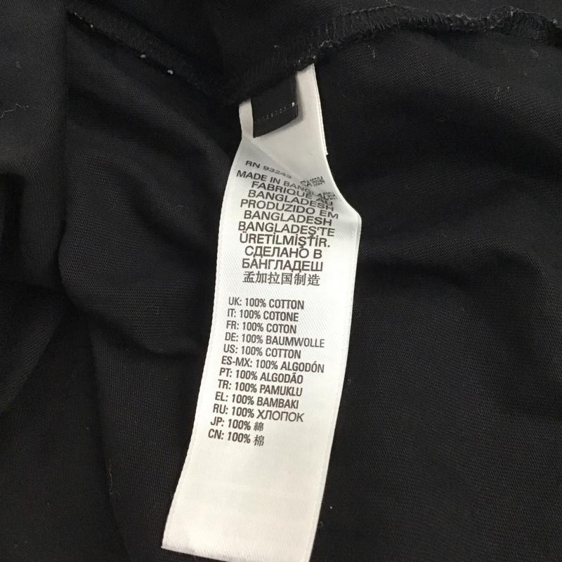 ディーゼル DIESEL カットソー 長袖 t-diegos-ls-k40 長袖カットソー プリントTシャツ XL ロゴ、文字 黒 / ブラック /  メンズ USED 古着 中古 10132353