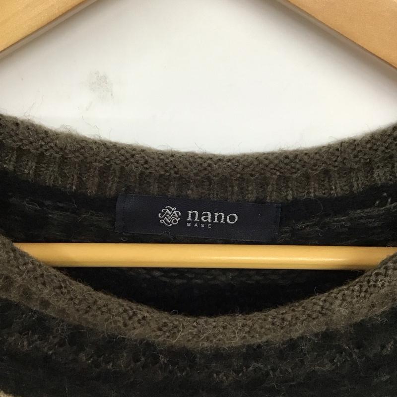 ナノユニバース nano・universe ニット、セーター 長袖 FREE  黒 / ブラック /  レディース USED 古着 中古 10119364