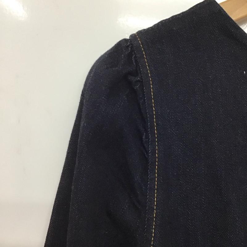 マウジー MOUSSY ワンピース ロングスカート 010DAG11-5610 PUFF SLEEVE DENIM DRESS デニム 長袖 1 無地 インディゴ / インディゴ /  レディース USED 古着 中古 10144431