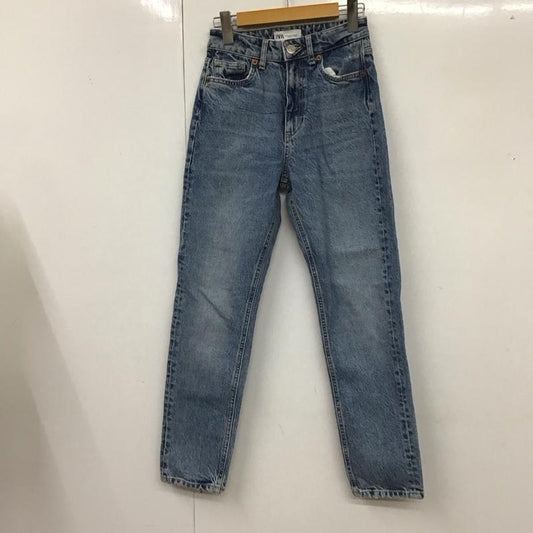ザラ ZARA パンツ デニム、ジーンズ 6045 232 400 ハイライズ 無地 青 / ブルー /  レディース USED 古着 中古 10116307