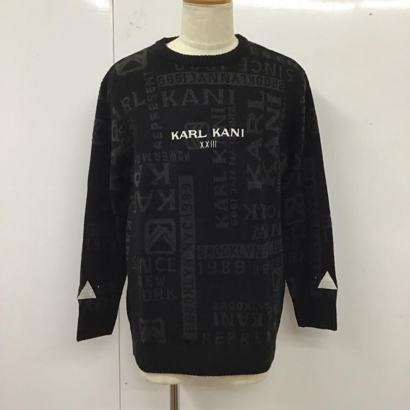 カールカナイ KARL KANI ニット、セーター 長袖 長袖ニットカットソー ニット セーター クルーネックニット L プリント マルチカラー / マルチカラー /  メンズ USED 古着 中古 10120622