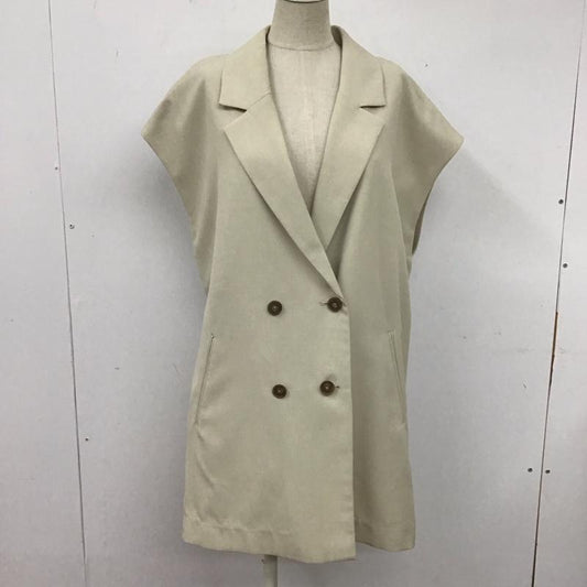 ローリーズファーム LOWRYS FARM ベスト ベスト FREE 無地 ベージュ / ベージュ /  レディース USED 古着 中古 10109106