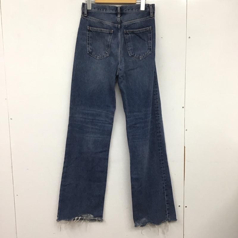 ザラ ZARA パンツ デニム、ジーンズ 34 無地 水色 / ライトブルー /  レディース USED 古着 中古 10140066