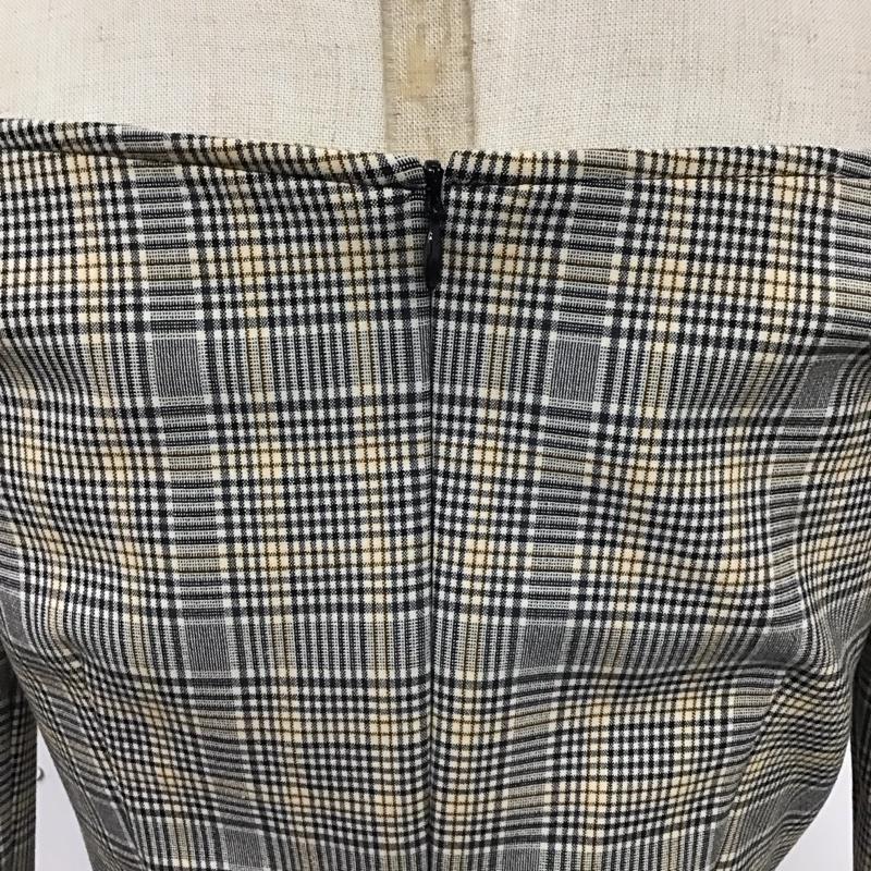 ザラベーシック ZARA BASIC ワンピース ロングスカート ベルト付き XS チェック マルチカラー / マルチカラー /  レディース USED 古着 中古 10116690