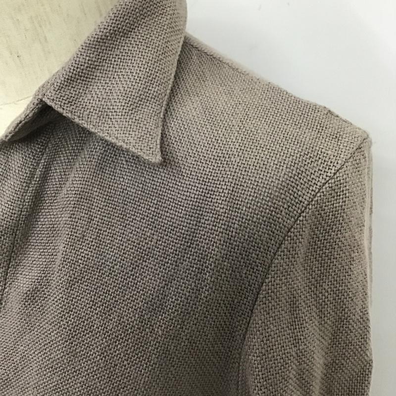 アタッチメント ATTACHMENT シャツ、ブラウス 長袖 リネンシャツ 1 無地 ベージュ / ベージュ /  メンズ USED 古着 中古 10105748